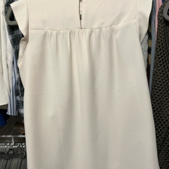 Cream Blouse with Ruffles - Picture 2 of 4